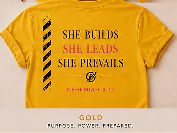 Summit Tee - Built For The Work (Yellow)