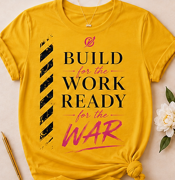 Summit Tee - Built For The Work (Yellow)